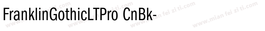 FranklinGothicLTPro CnBk字体转换
